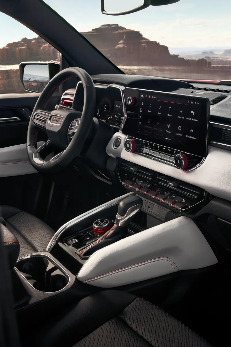 2026 GMC Canyon infotainment system at AutoSpot in HAGATNA GU